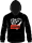 100 Blumen – KNKS Kapuzenpullover, schwarz