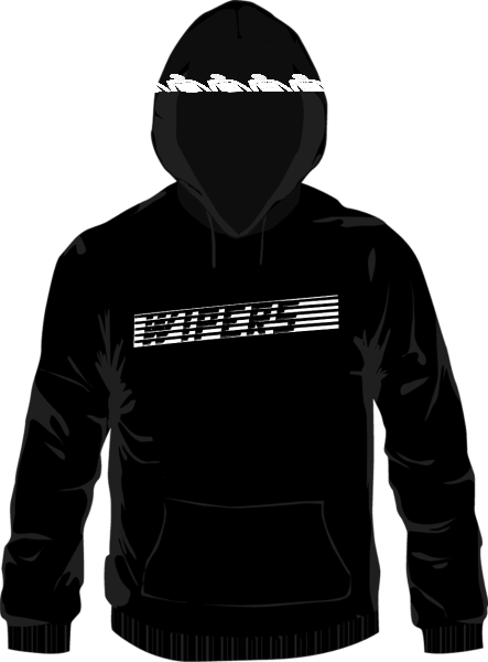 Wipers – Bandname Kapuzenpullover, schwarz m
