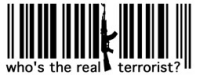 Fuck Barcodes - Motiv blackprint T-Shirt weiß