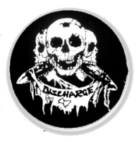 Discharge skulls - Button
