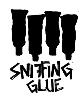 Sniffing Glue - Aufnäher Klebertuben 1