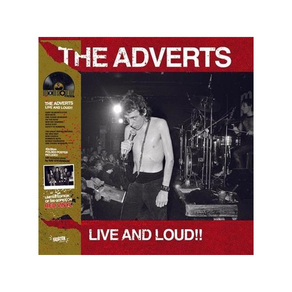 The Adverts - Live and Loud!! col. Lp