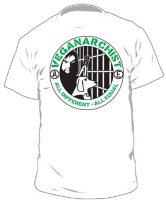 Veganarchist - Tierberfreier T-Shirt (XL, )