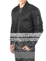 Bomberjacke schwarz (S)