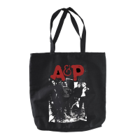 A+P Plastikwelt Stoffbeutel, schwarz