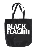 Black Flag – Logo Stoffbeutel, schwarz