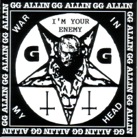 GG Allin – Enemy Stoffbeutel, schwarz
