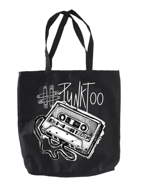 Punktoo – Tape Stoffbeutel, schwarz