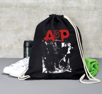 A+P Plastikwelt Gymbag, schwarz