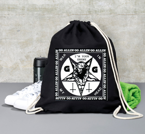 GG Allin – Enemy Gymbag, schwarz