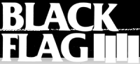 Black Flag – Logo Shorts, schwarz m