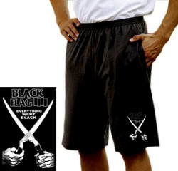 Black Flag – Everything went Black Shorts, schwarz