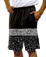 Fliehende Stürme – Pocketprint Shorts, schwarz m
