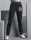 Antifa Pocketprint Jogginghose Girl, schwarz