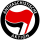 Antifa Pocketprint Jogginghose Boy, schwarz