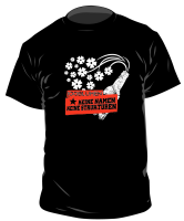 100 Blumen – KNKS T-Shirt, schwarz