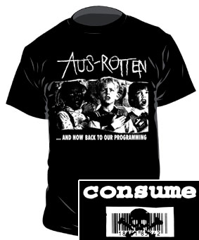Aus-Rotten – Programm T-Shirt, schwarz