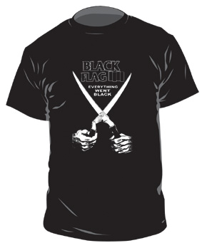 Black Flag – Everything went Black T-Shirt, schwarz