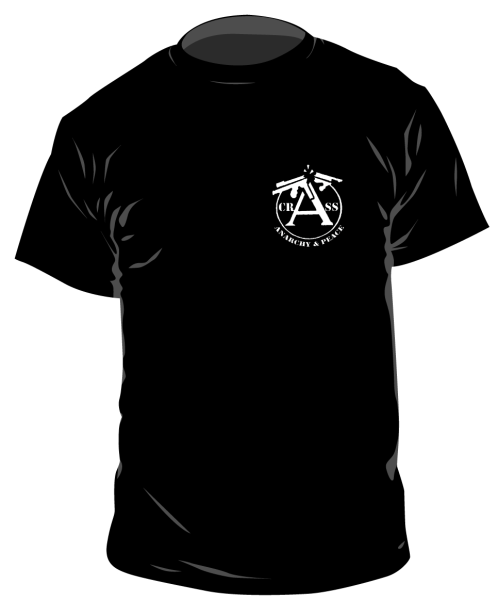 Crass – Anti War Pocketprint T-Shirt, schwarz 2xl