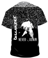 Discharge – Never Again T-Shirt, schwarz xl