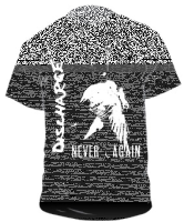 Discharge – Never Again T-Shirt, schwarz 2xl