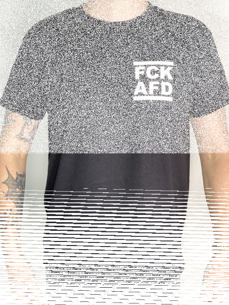 FCK AFD T-Shirt, schwarz xl