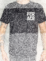 FCK AFD T-Shirt, schwarz xl