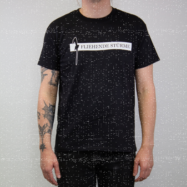 Fliehende Stürme – Schriftzug T-Shirt, schwarz xs