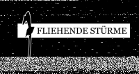 Fliehende Stürme – Schriftzug T-Shirt, schwarz xs