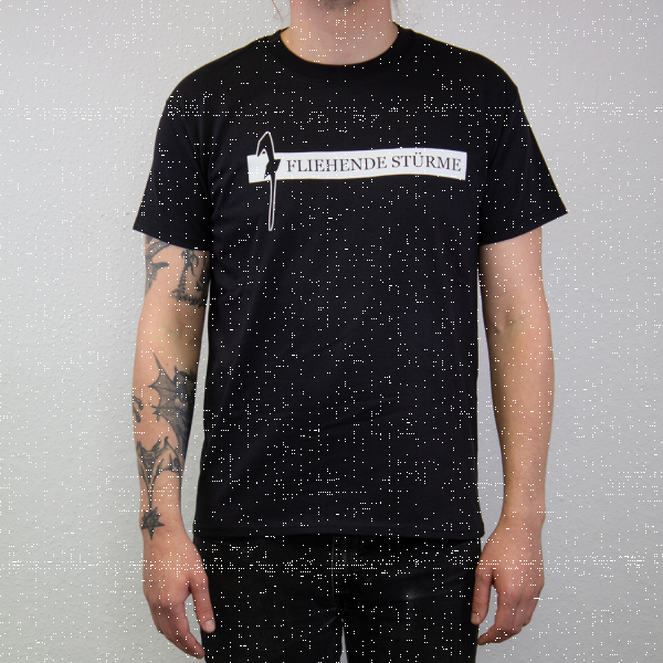 Fliehende Stürme – Schriftzug T-Shirt, schwarz s