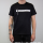 Fliehende Stürme – Schriftzug T-Shirt, schwarz s