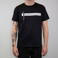Fliehende Stürme – Schriftzug T-Shirt, schwarz m