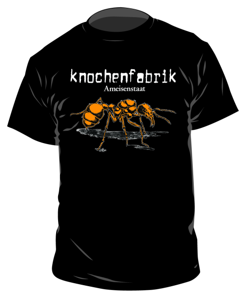 Knochenfabrik – Ameisenstaat T-Shirt, schwarz 2xl