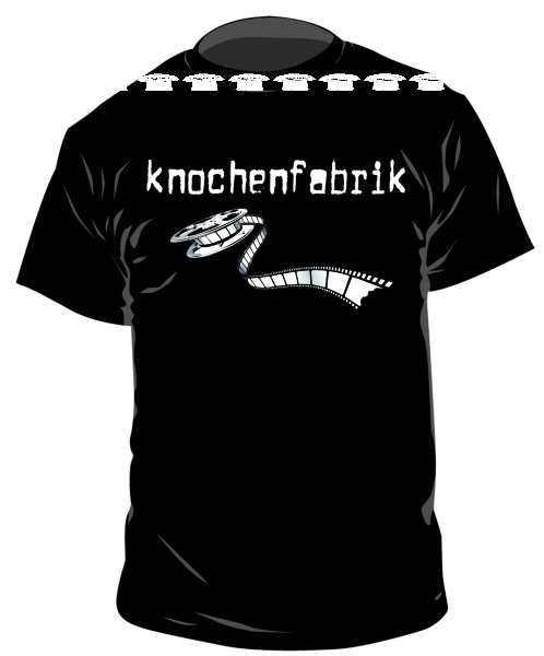 Knochenfabrik – Filmriss T-Shirt, schwarz m