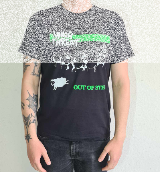 Minor Threat – Out of Step T-Shirt, schwarz m