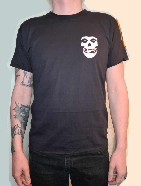 Misfits – Crimson Ghost Outline Pocketprint T-Shirt, schwarz l
