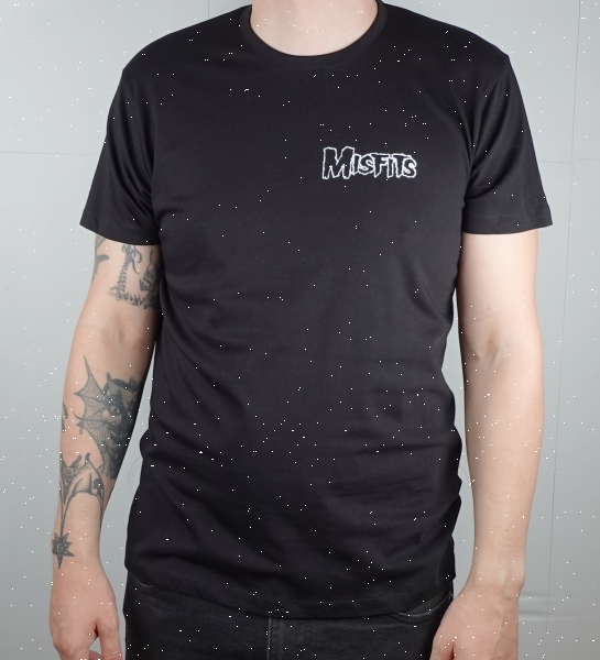 Misfits – Logo Outline T-Shirt, schwarz 3xl