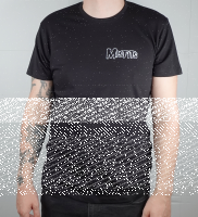 Misfits – Logo Outline T-Shirt, schwarz 3xl