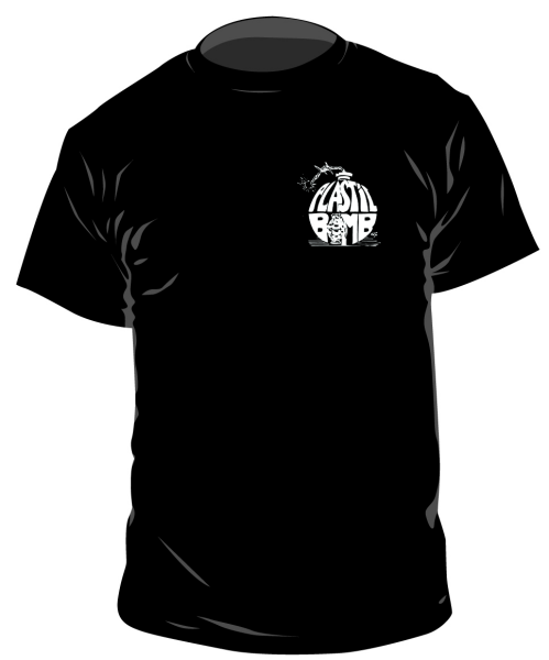 Plastic Bomb Bombe Pocketprint T-Shirt, schwarz l