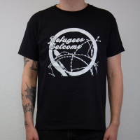Refugees Welcome T-Shirt, schwarz