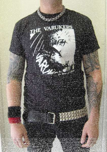 Varukers T-Shirt, schwarz m