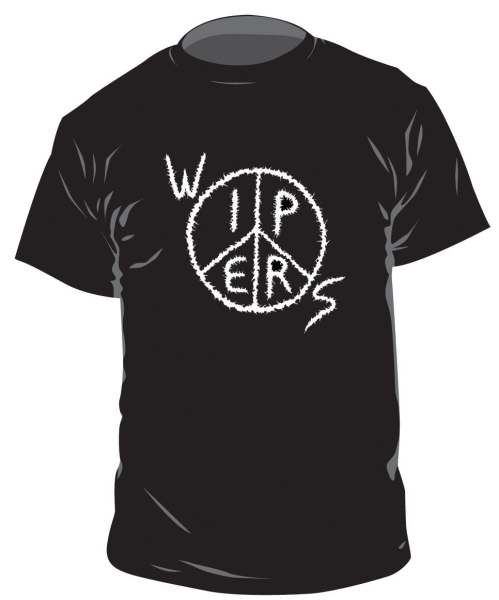 Wipers – Logo T-Shirt, schwarz