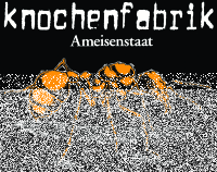 Knochenfabrik – Ameisenstaat Muscle Shirt, schwarz s