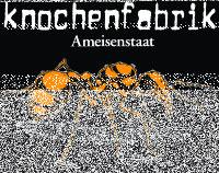 Knochenfabrik – Ameisenstaat Muscle Shirt, schwarz xxl