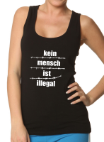 Kein Mensch ist illegal – Stacheldraht Tank Top,...
