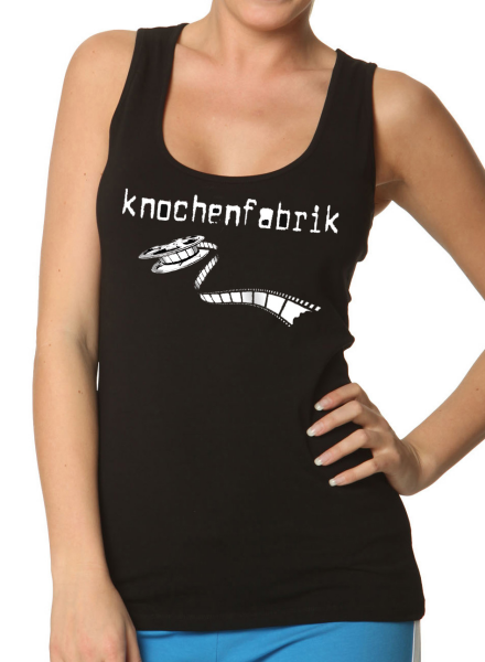 Knochenfabrik – Filmriss Tank Top, schwarz