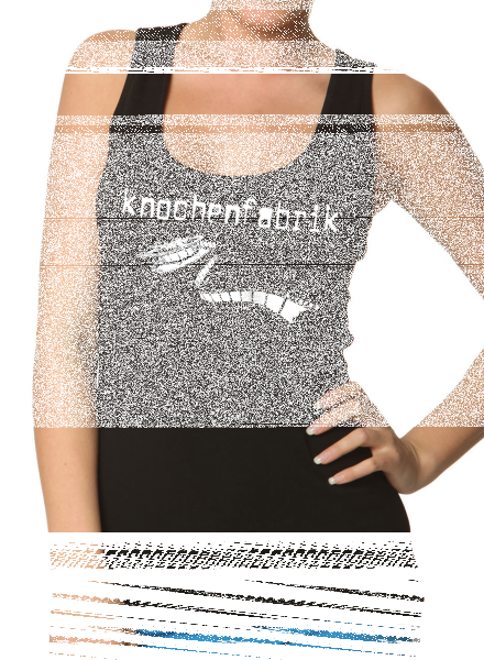 Knochenfabrik – Filmriss Tank Top, schwarz m