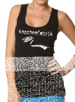 Knochenfabrik – Filmriss Tank Top, schwarz m