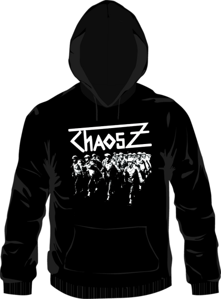 Chaos Z – Abmarsch Kapuzenpullover, schwarz m