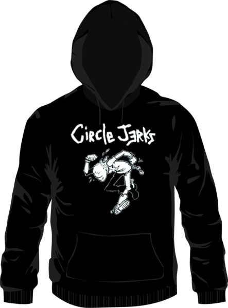 Circle Jerks Kapuzenpullover, schwarz s